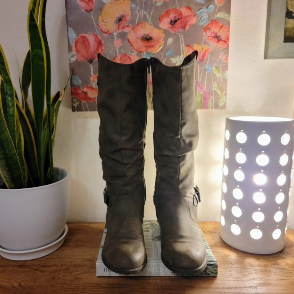 Grey Boots